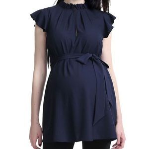 Kimi + Kai Maternity Belted Tops